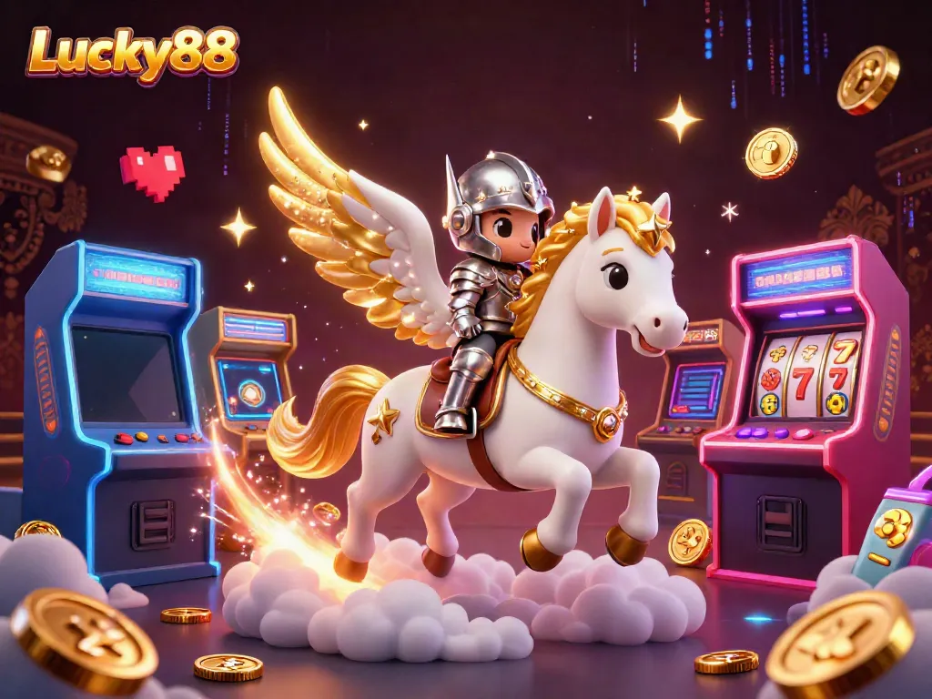 Lucky88 offers immersive gambling experiences with celestial characters and arcade game elements.