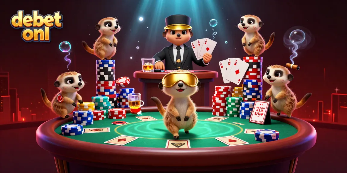 Experience the unique debet onl casino operation led by clever meerkats in a vibrant, engaging setting.