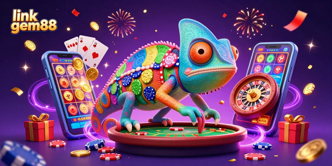 Engage with link gem88 as the colorful chameleon casino owner thrives amidst dynamic gaming action.
