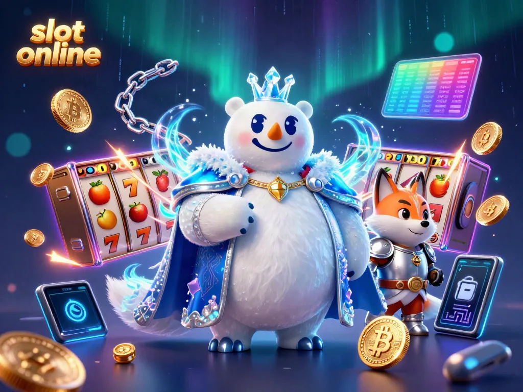 Spin to win with the majestic slot online illustration featuring iconic characters and gaming elements!