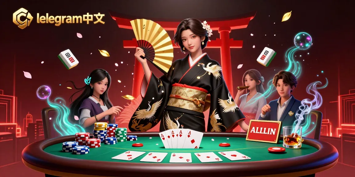 体验赌博的多彩世界,Telegram中文是这幅惊艳3D插图的中心。