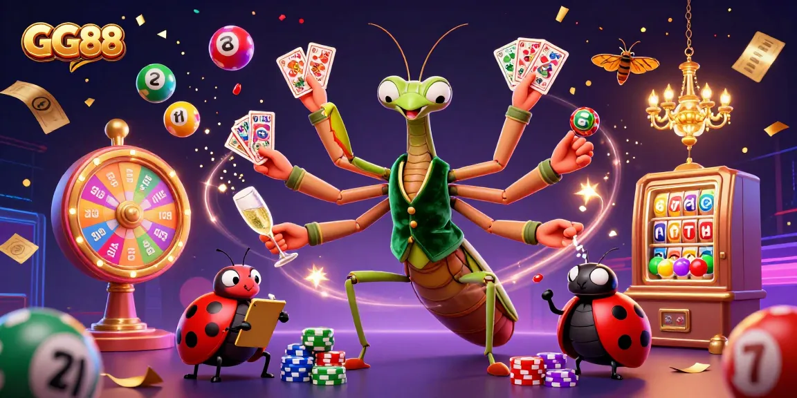 Experience the thrill of GG88's vibrant casino scene with dynamic games and characters.