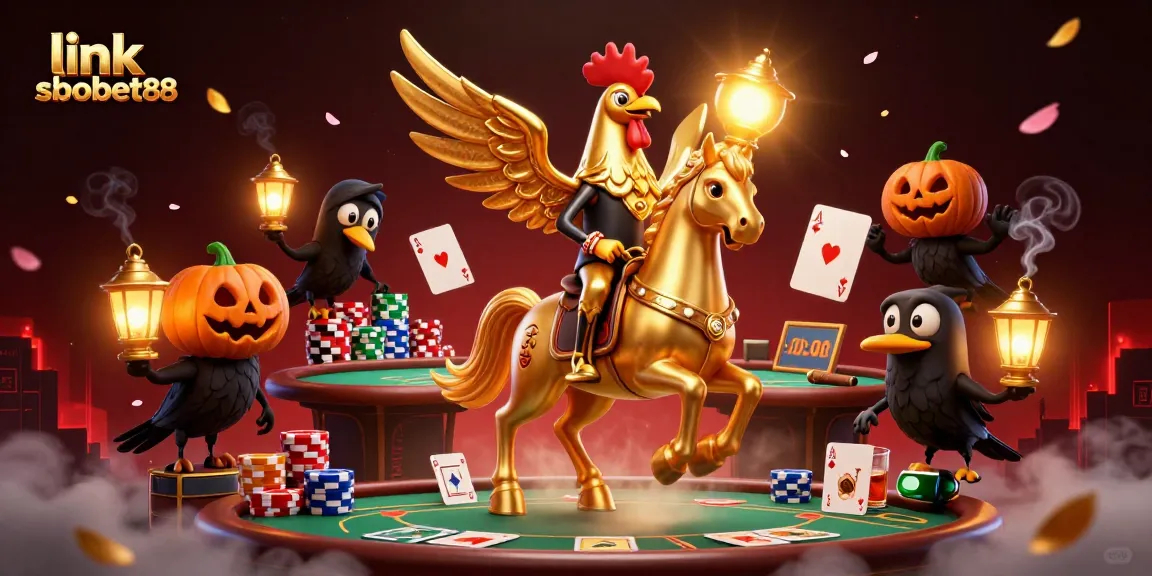 Engage with link sbobet88 for thrilling casino action featuring vibrant characters and rich elements.