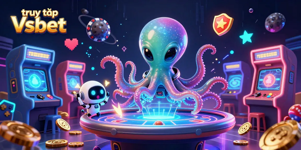 Experience thrilling gameplay with the playful alien octopus as you truy cập Vsbet for exciting casino adventures.