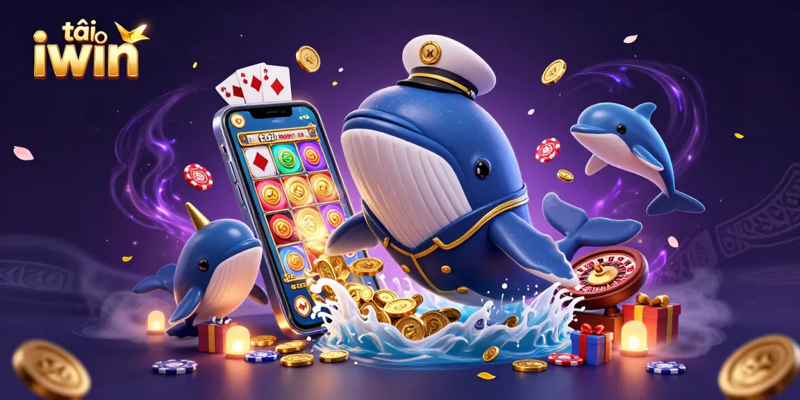 Engage with the thrilling tải iwin gaming experience featuring a vibrant casino scene.