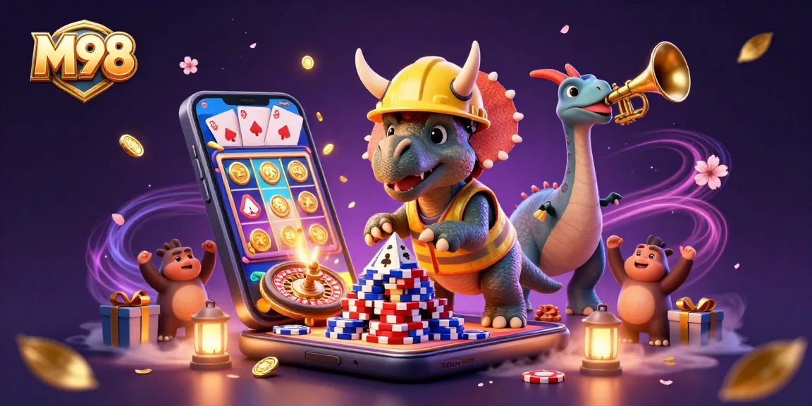 M98 offers thrilling sports betting and slot game experiences, showcasing rewards and excitement.